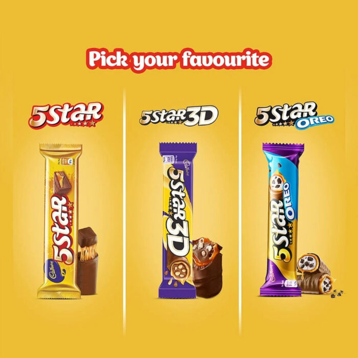 Cadbury 5 Star Chocolate Filled Bar - Image 5