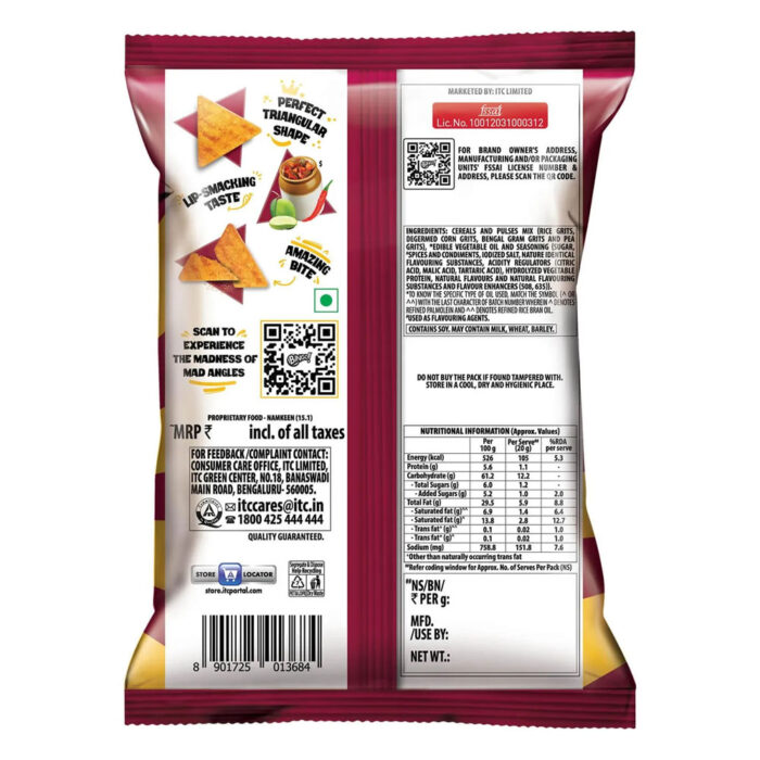 Bingo Mad Angles Achaari Masti Crisps - Image 2