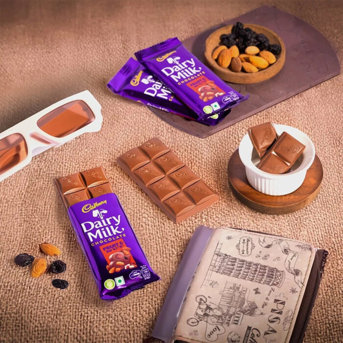 Cadbury Dairy Milk Fruit & Nut Small Chocolate Bar - Image 3
