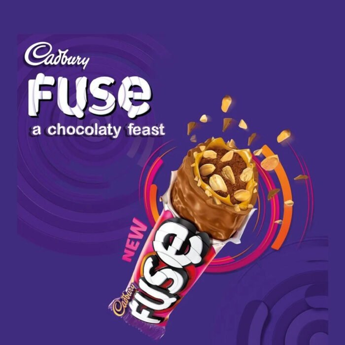 Cadbury Fuse Peanut & Caramel Chocolate Filled Bar - Image 2