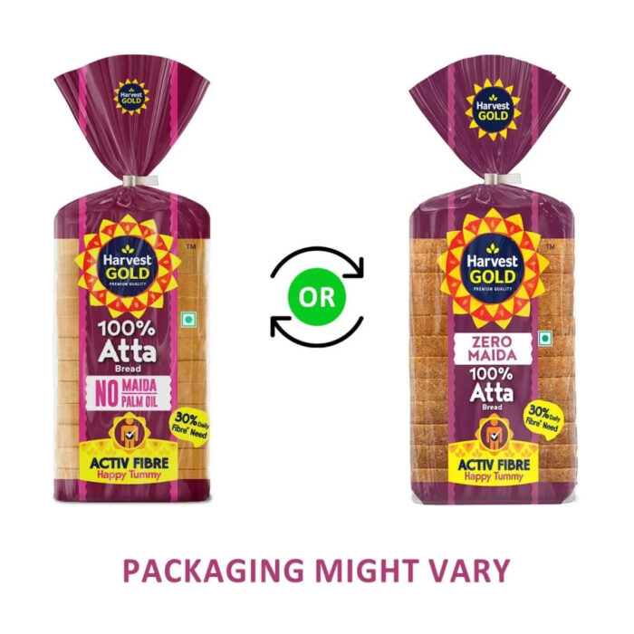 Harvest Gold 100% Atta Whole Wheat Bread - Image 2