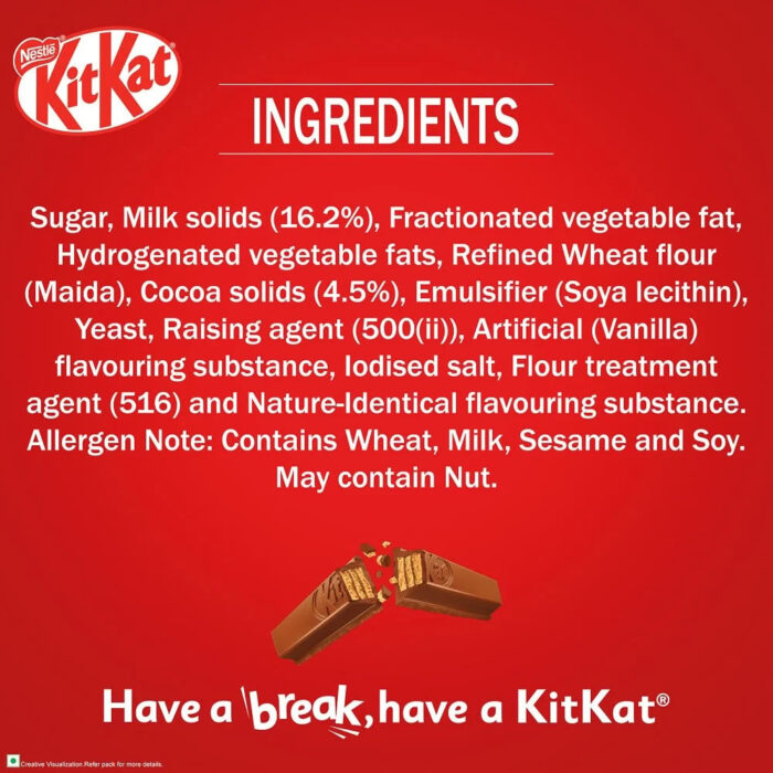 Nestle KitKat 4 Fingers Choco Coated Wafer Bar - Image 5