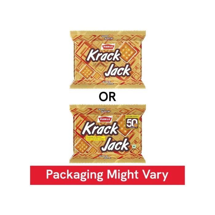 Parle Krackjack Crackers Sweet & Salty Biscuits - Image 2