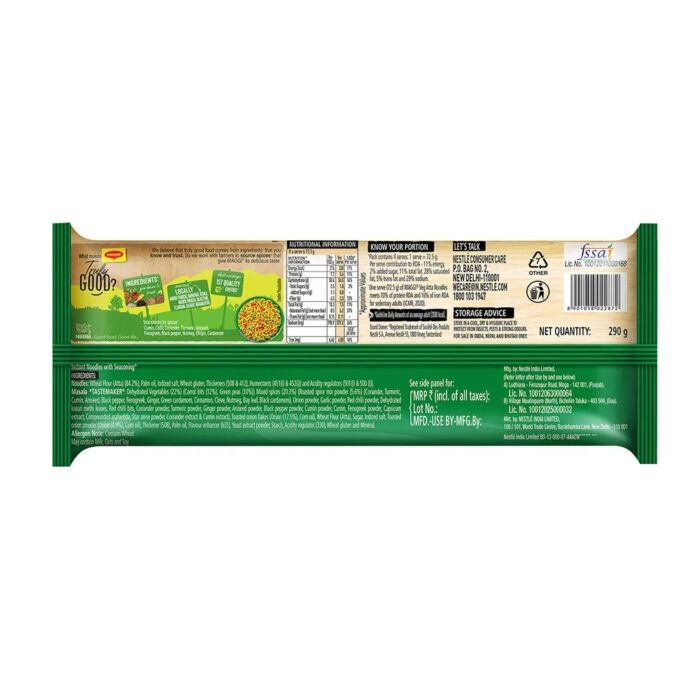 Maggi Nutri-Licious Masala Veg Atta Instant Noodles  ( 4 Pieces ) - Image 7