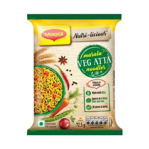 Maggi Nutri-Licious Masala Veg Atta Instant Noodles