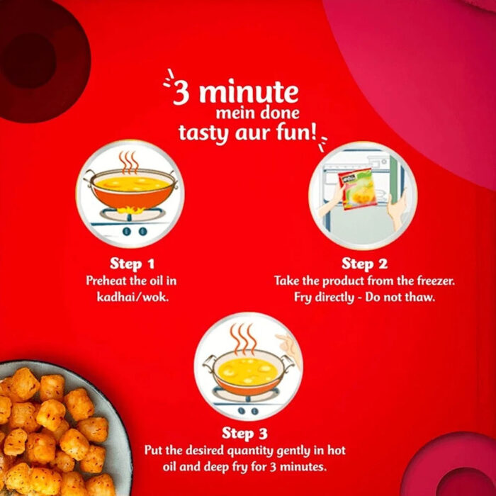 McCain Chilli Garlic Potato Bites Nuggets (Frozen) - Image 5