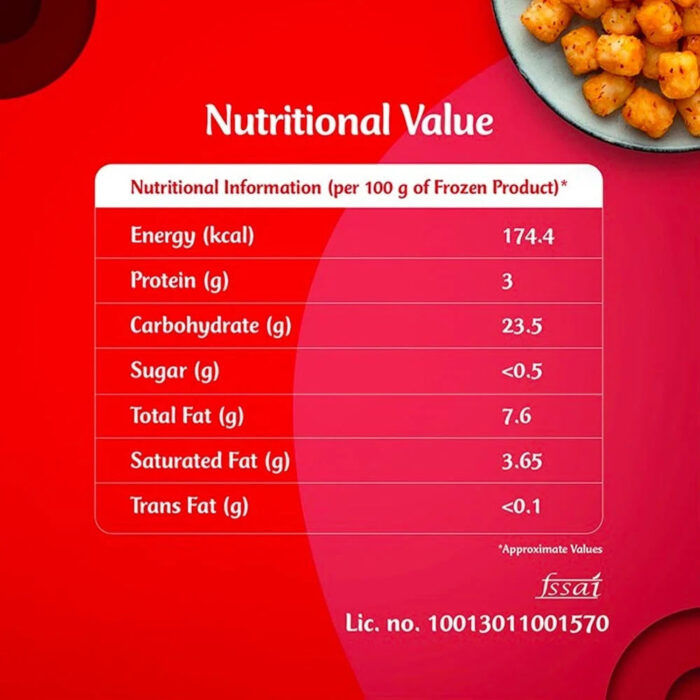 McCain Chilli Garlic Potato Bites Nuggets (Frozen) - Image 6