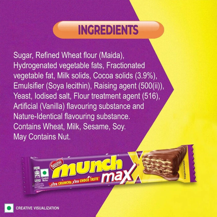 Nestle Munch Max Choco Coated Crunchy Wafer Bar - Image 4